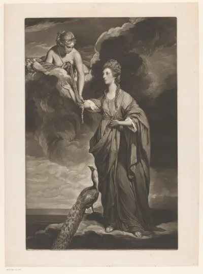 Portret van Annabella Bunbury as Juno