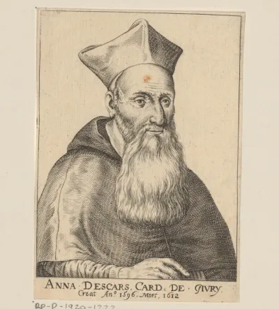 Portret van Annas de Perusse-d'Escars de Givry