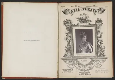 Portret van Anne-Berthe Perret als Geneviève in Geneviève de Brabant