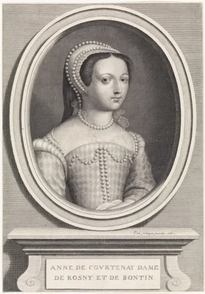 Portret van Anne de Courtenay