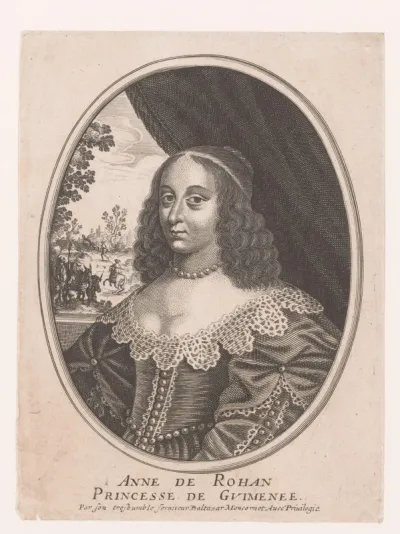Portret van Anne de Rohan-Guéméné