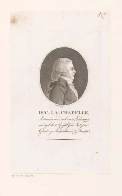 Portret van Anne Duc de la Chapelle
