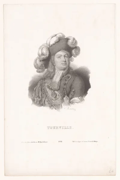 Portret van Anne Hilarion de Costentin de Tourville