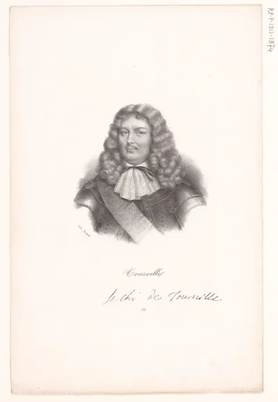 Portret van Anne-Hilarion de Tourville