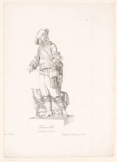 Portret van Anne-Hilarion de Tourville