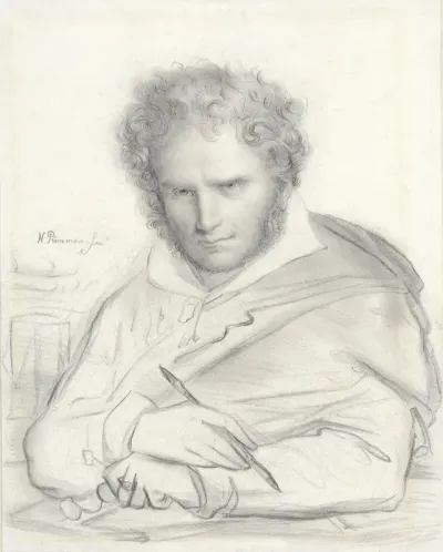 Portret van Anne-Louis Girodet-Trioson (1767-1824)