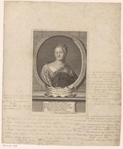 Portret van Anne-Marie du Boccage