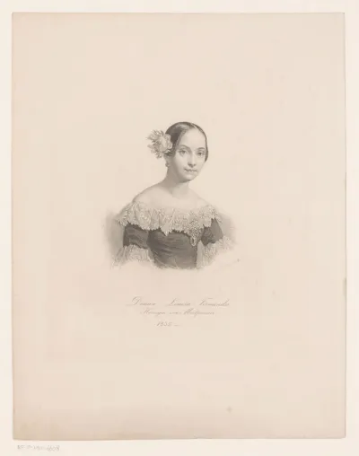 Portret van Anne Marie Louise d'Orléans
