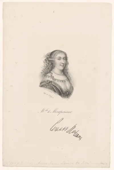 Portret van Anne-Marie-Louise d'Orléans