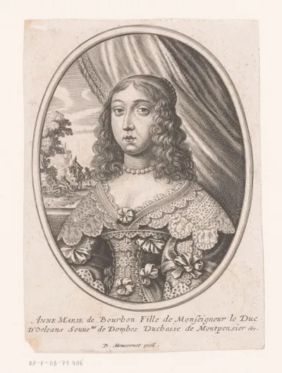 Portret van Anne Marie Louise van Orléans