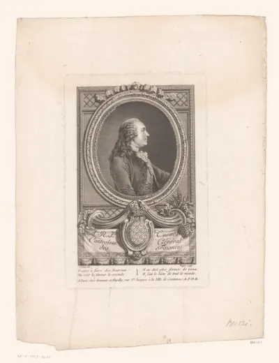 Portret van Anne Robert Jacques Turgot