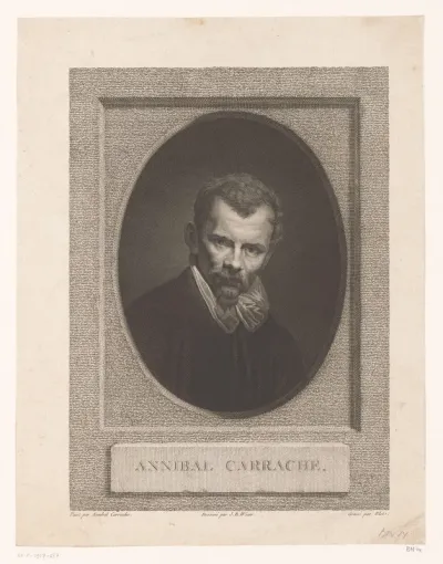 Portret van Annibale Carracci