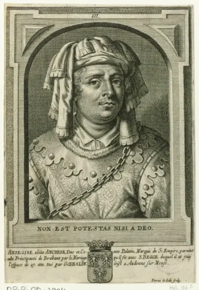 Portret van Ansegisel