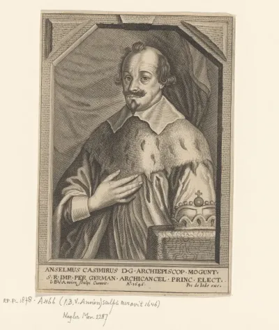 Portret van Anselm Casimir Wambolt von Umstadt