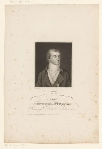 Portret van Anselm Franz, Freiherr von Bentzel-Sternau