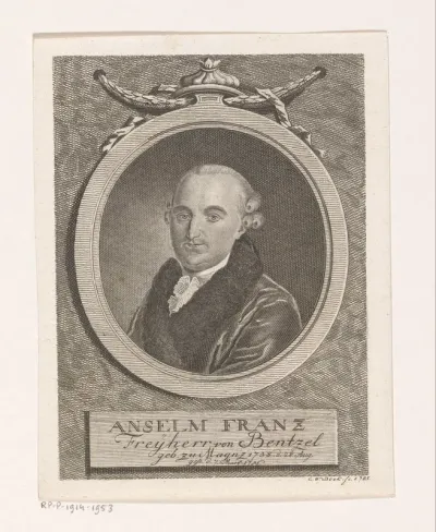 Portret van Anselm Franz, Freiherr von Bentzel-Sternau