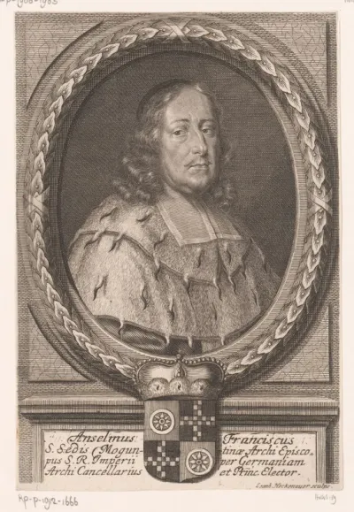 Portret van Anselm Franz von Ingelheim