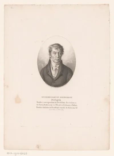 Portret van Anselme Gaëtan Desmarest