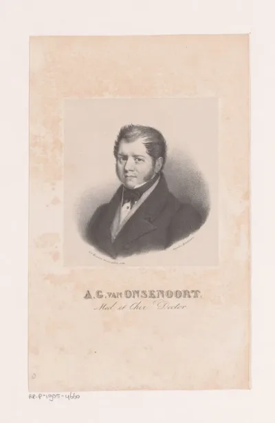 Portret van Anthonius Gerardus van Onsenoort