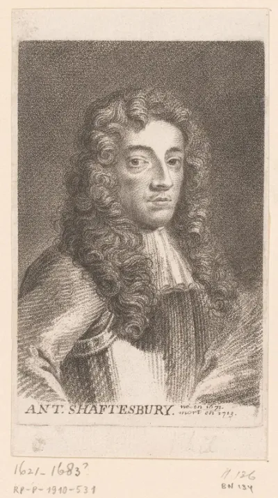 Portret van Anthony Ashley Cooper
