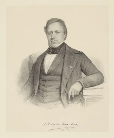 Portret van Anthony Hendrik Boon van der Mesch