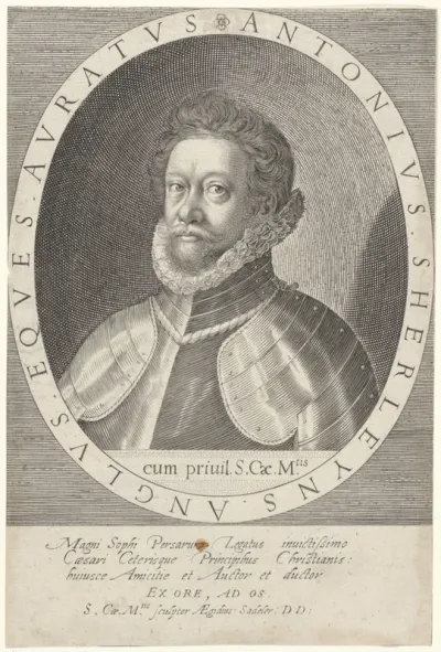 Portret van Anthony Sherley