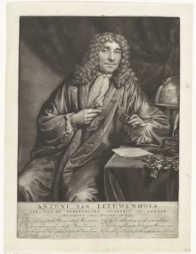 Portret van Anthony van Leeuwenhoek