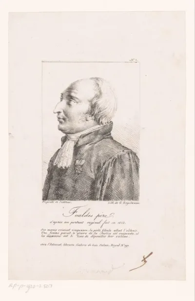 Portret van Antoine Bernardin Fualdès