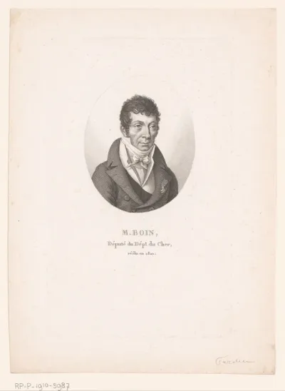 Portret van Antoine Boin