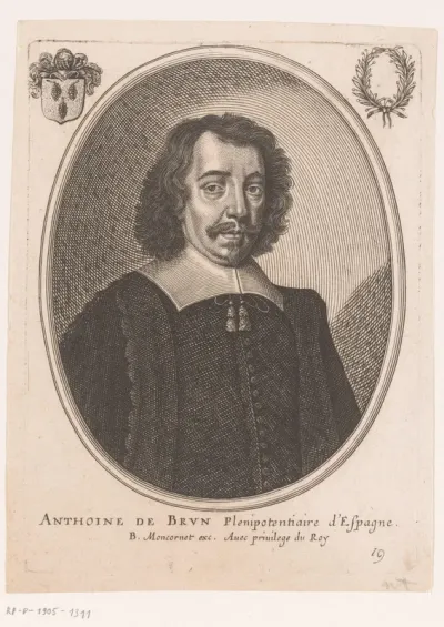 Portret van Antoine Brun
