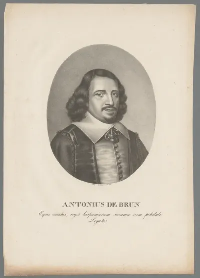 Portret van Antoine Brun