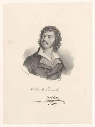 Portret van Antoine Christophe Merlin