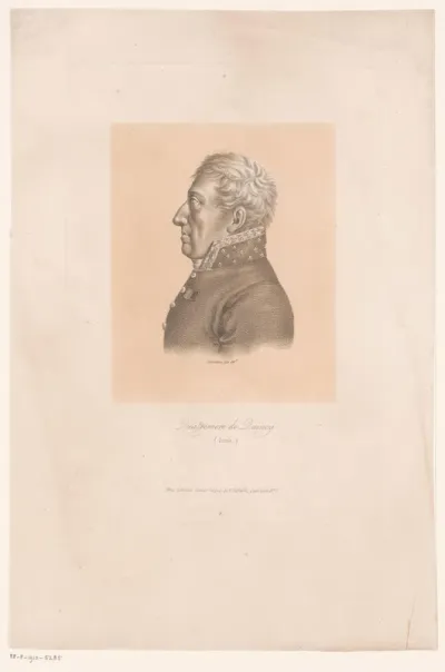 Portret van Antoine-Chrysostome Quatremère de Quincy