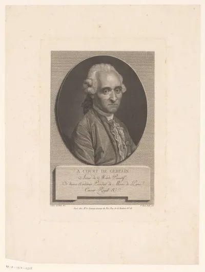 Portret van Antoine Court de Gébelin