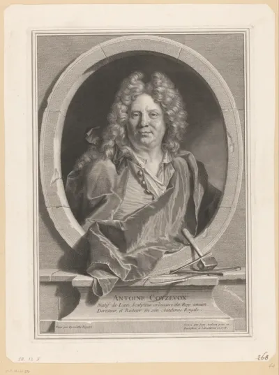 Portret van Antoine Coysevox