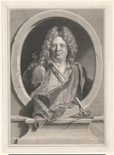 Portret van Antoine Coysevox
