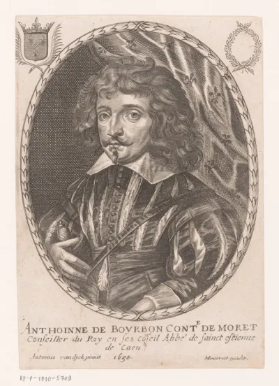 Portret van Antoine de Bourbon-Bueil