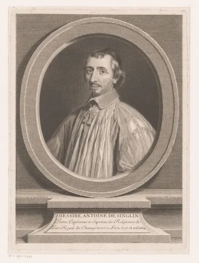 Portret van Antoine de Singlin