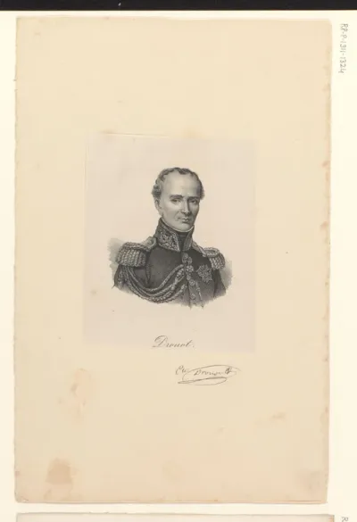 Portret van Antoine Drouot