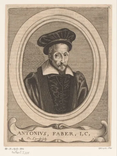 Portret van Antoine Faber