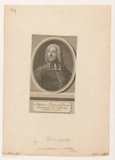 Portret van Antoine François Prevost
