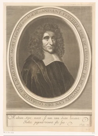Portret van Antoine Furetière