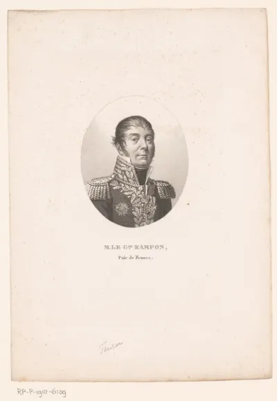 Portret van Antoine-Guillaume Rampon