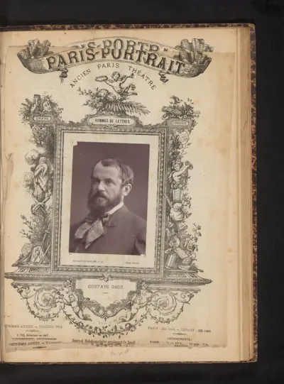 Portret van Antoine Gustave Droz