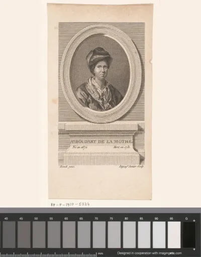 Portret van Antoine Houdar de La Motte