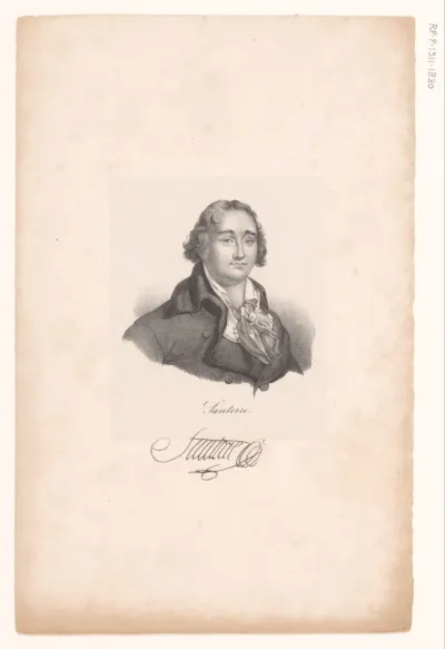 Portret van Antoine Joseph Santerre