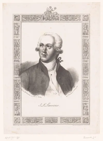 Portret van Antoine Laurent de Lavoisier