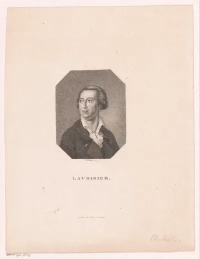 Portret van Antoine Laurent Lavoisier