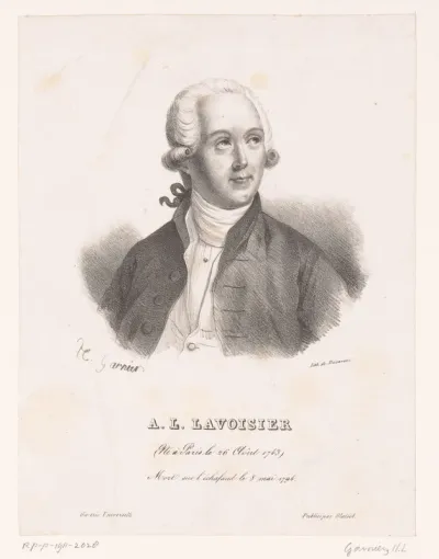 Portret van Antoine Lavoisier