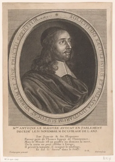 Portret van Antoine le Maistre